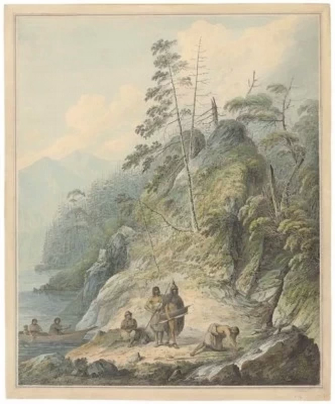 Una vista nel Nootka Sound, 1784
